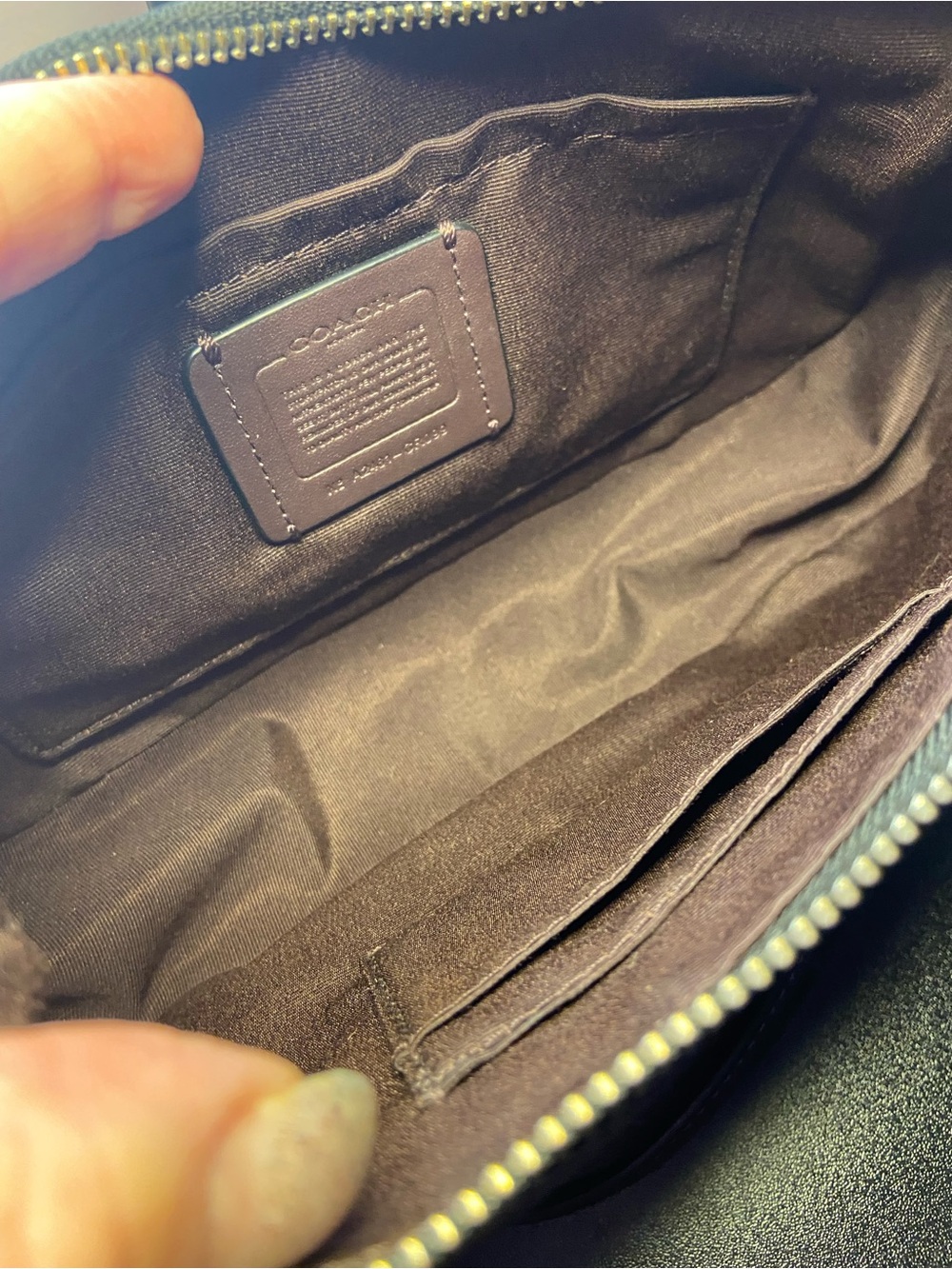 Coach Quilted C Teri Shoulder Bag EUC - Picture 8 of 9